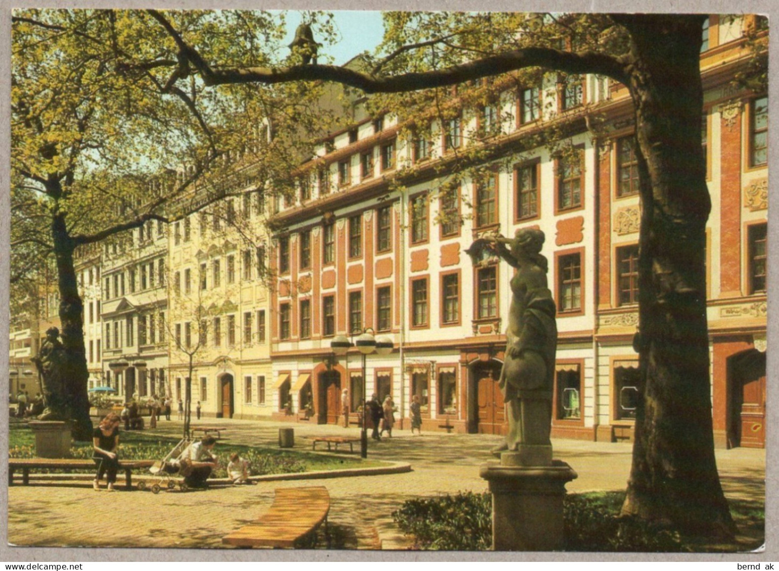 004# BRD - 10  Color - AK:  Dresden - Pillnitz, Brühlsche Terasse, Rathaus, Gewandhaus .. (alle Im Bild) - Dresden