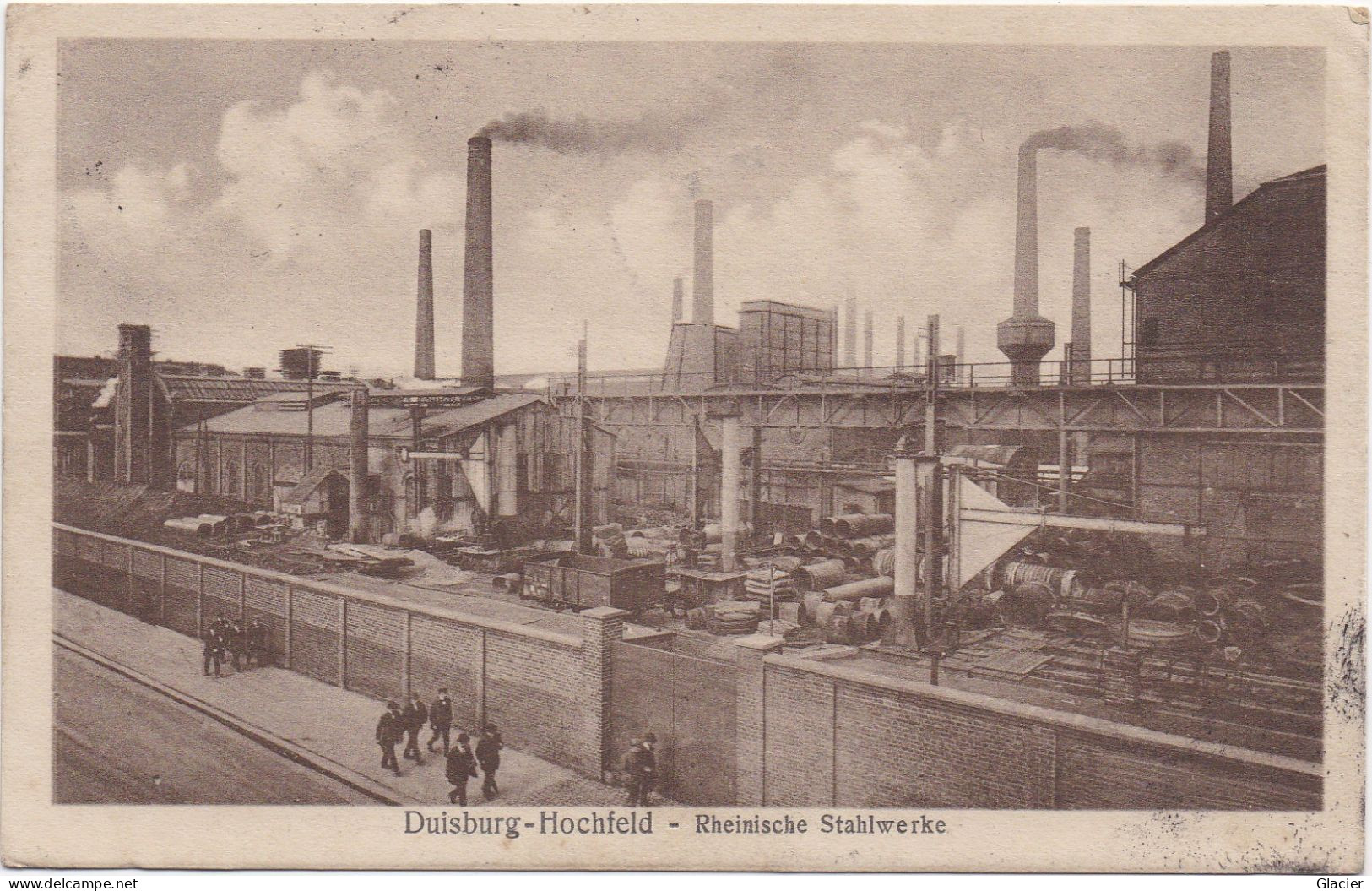 Duisburg-Hochfeld - Rheinische Stahlwerke - Militär Post Belgien - Legerposterij Belgie - Postes Militaire Belgique - Duisburg