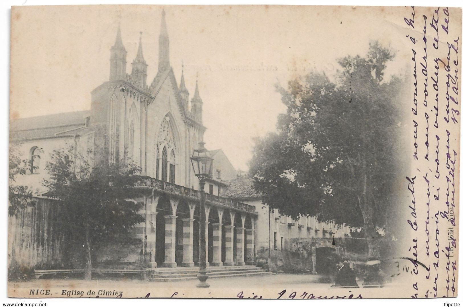 L150C0860 - Nice - Eglise De Cimiez - Carte Précurseur - Monuments, édifices