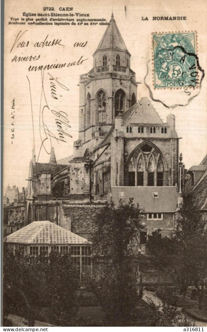 Caen église Saint Etienne Le Vieux - Caen