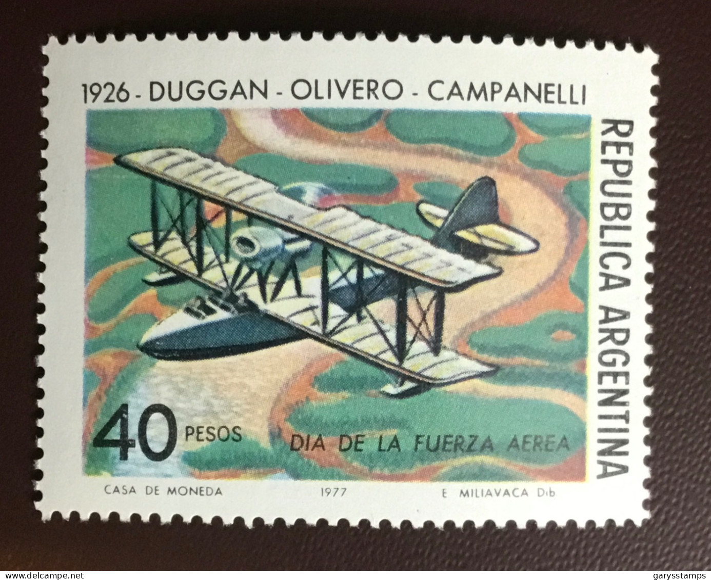 Argentina 1977 Air Force Day Aircraft MNH - Unused Stamps