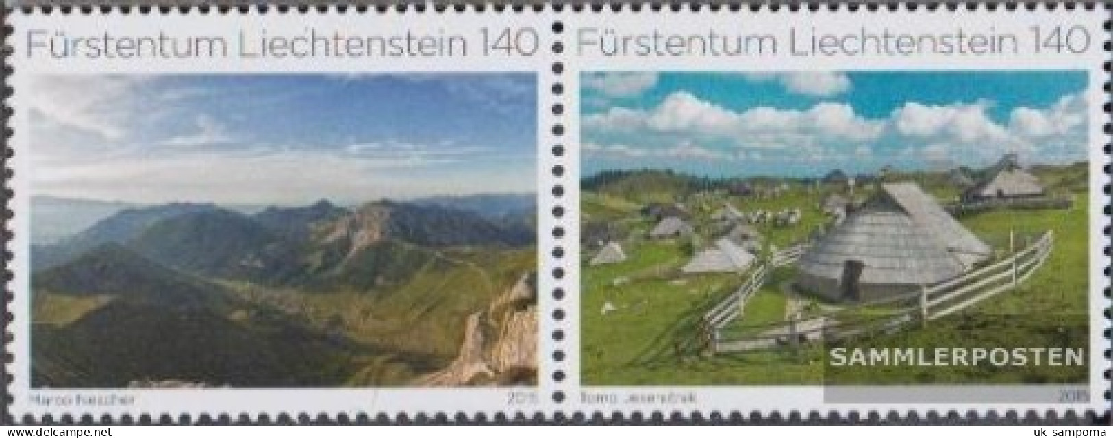 Liechtenstein 1773-1774 Couple (complete Issue) Unmounted Mint / Never Hinged 2015 Alpine - Neufs