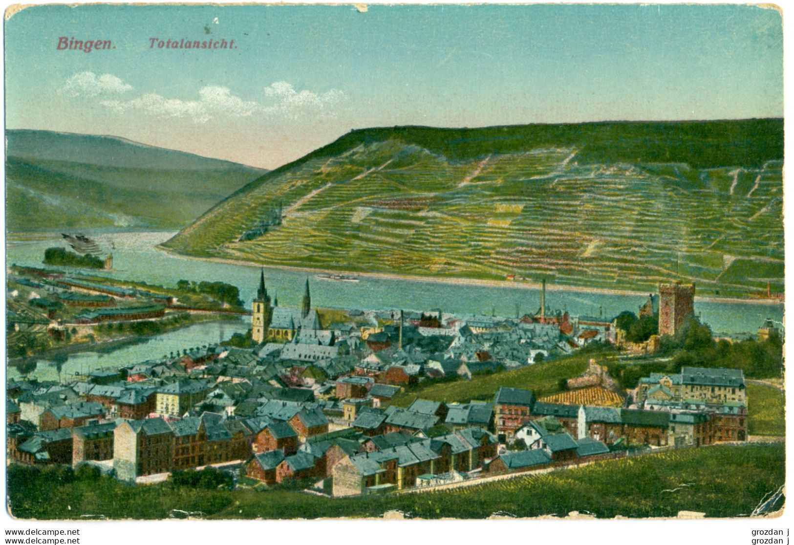 SPRING-CLEANING LOT (5 POSTCARDS), Bingen, Germany