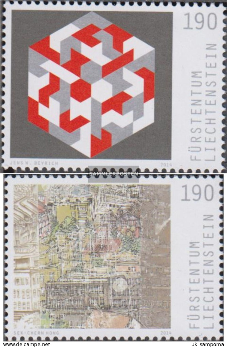 Liechtenstein 1730-1731 (complete Issue) Unmounted Mint / Never Hinged 2014 Art - Ungebraucht