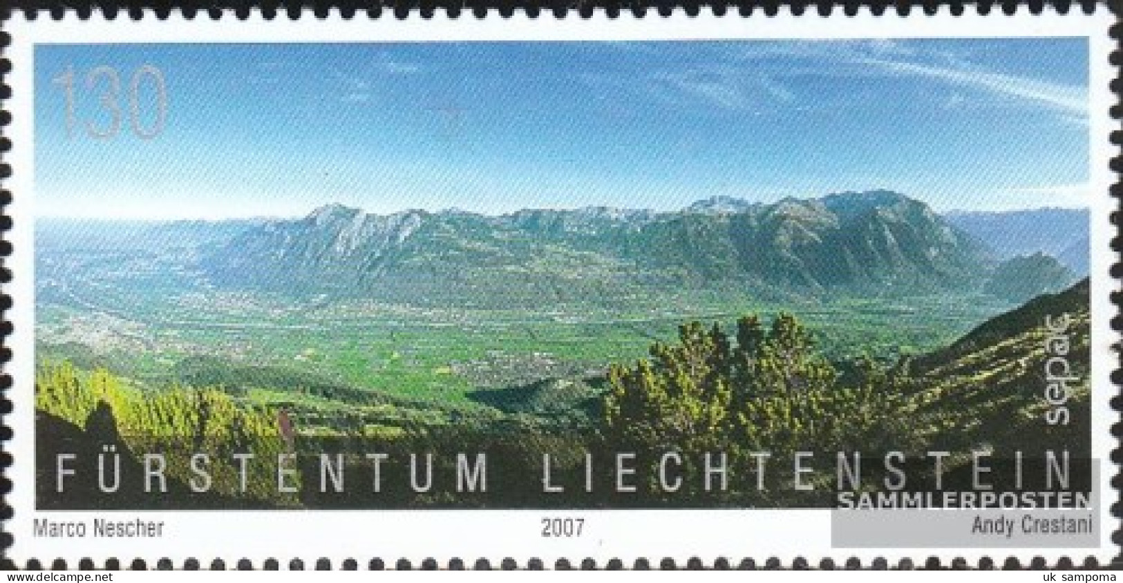 Liechtenstein 1460 (complete Issue) Unmounted Mint / Never Hinged 2007 Landscapes - Unused Stamps