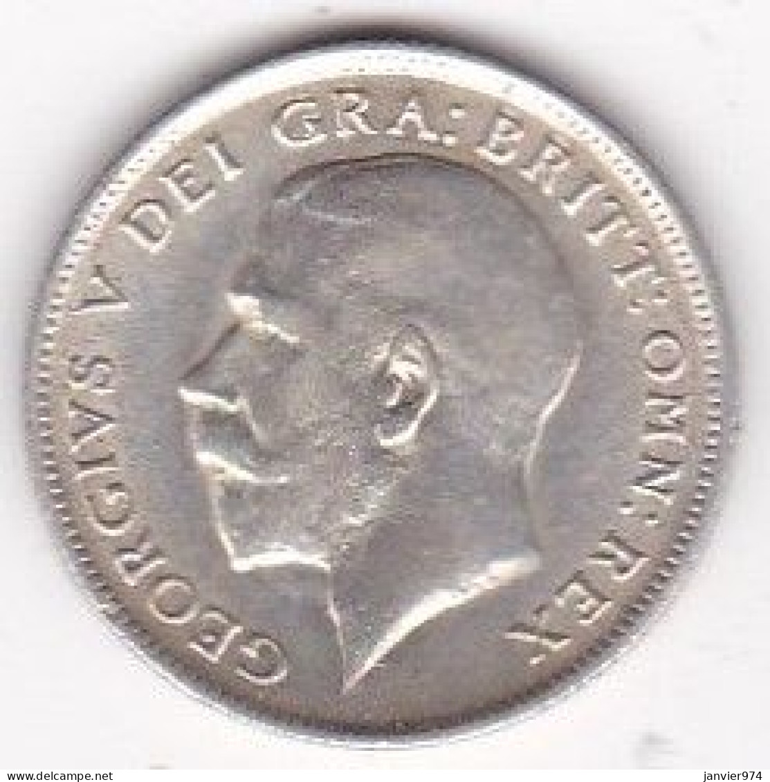 Grande Bretagne. 6 Pence 1919. George V, En Argent, KM# 815a, UNC - H. 6 Pence