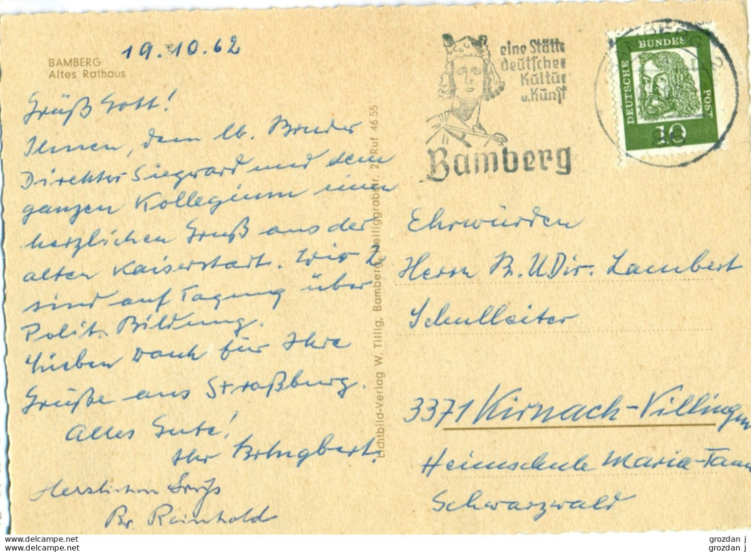 SPRING-CLEANING LOT (2 POSTCARDS), Bamberg, Germany - Bamberg