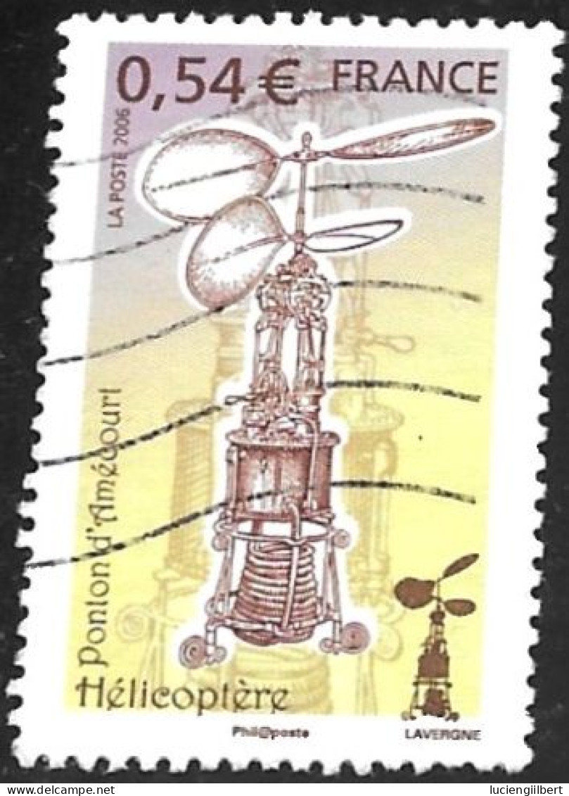 TIMBRE N° 3978   -  HELICOPTERE  -  OBLITERE  -  2006 - Usados