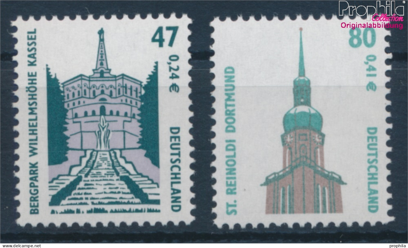 BRD 2176R-2177R Mit Zählnummer (kompl.Ausg.) Postfrisch 2001 Sehenswürdigkeiten (10357578 - Unused Stamps