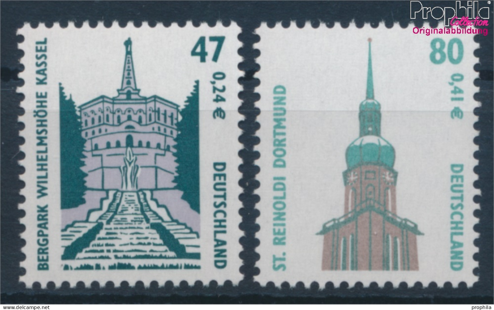 BRD 2176R-2177R Mit Zählnummer (kompl.Ausg.) Postfrisch 2001 Sehenswürdigkeiten (10357579 - Unused Stamps