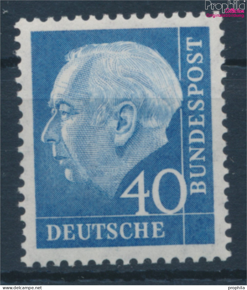 BRD 260x V R Mit Zählnummer Geriffelte Gummierung Postfrisch 1956 Heuss (10343158 - Unused Stamps