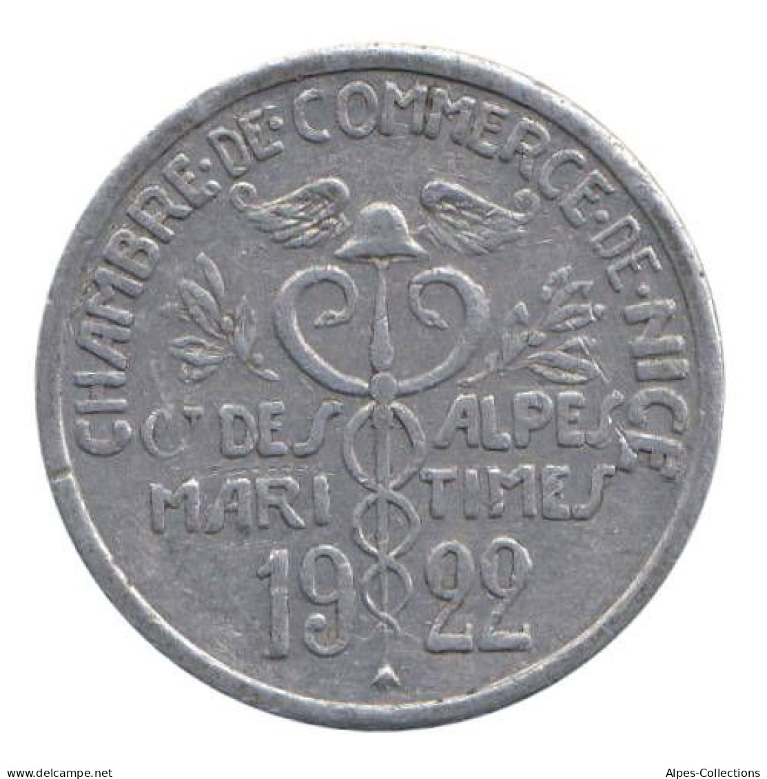 NICE - 01.03 - Monnaie De Nécessité - 5 Centimes 1922 - Notgeld