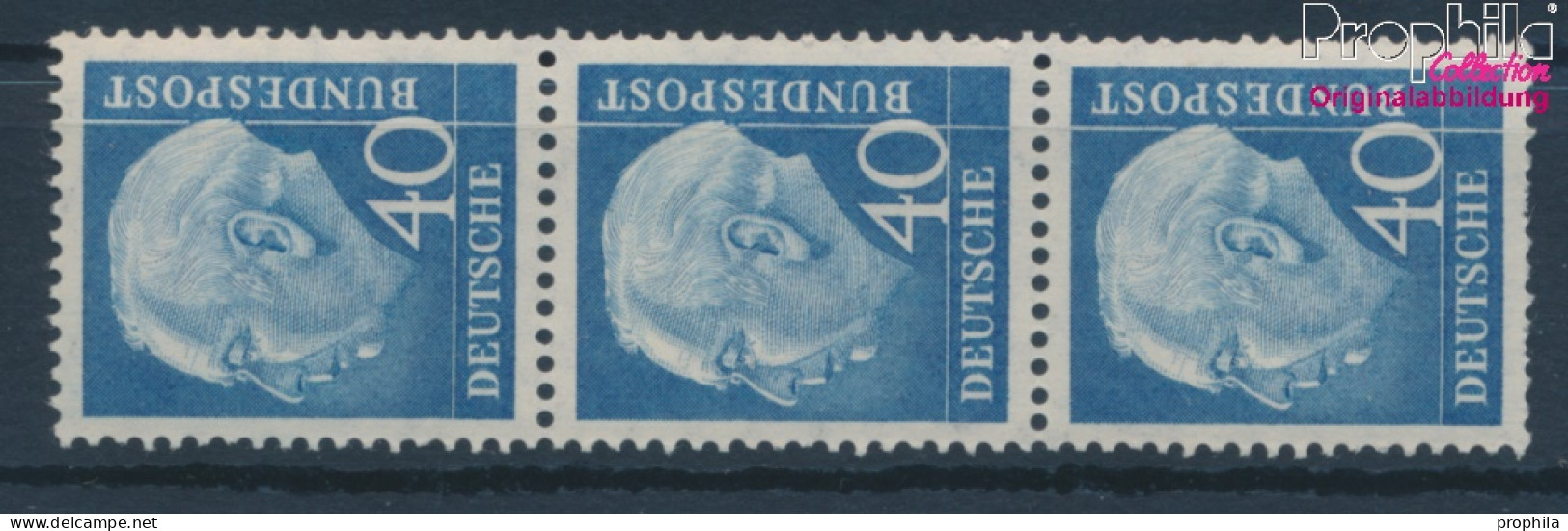 BRD 260x V R Mit Zählnummer Geriffelte Gummierung Postfrisch 1956 Heuss (10343204 - Unused Stamps