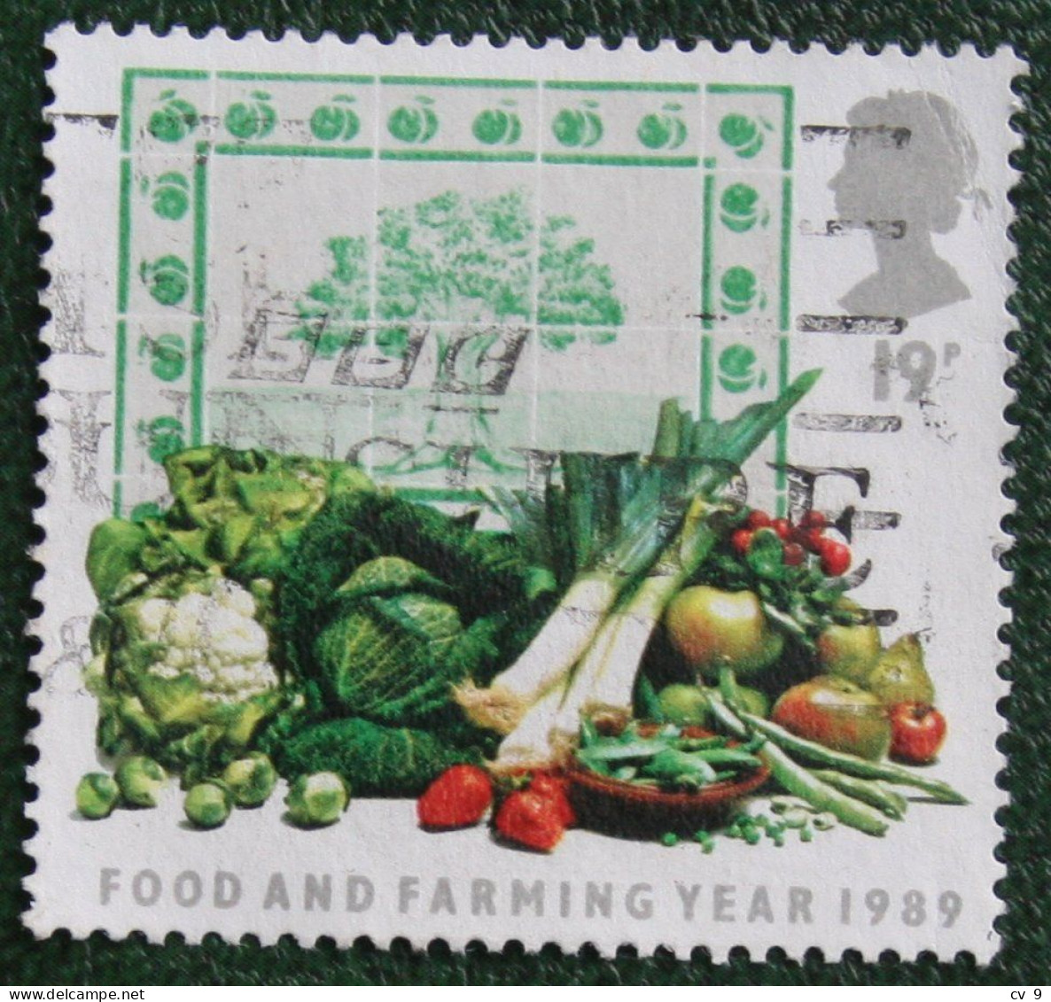 FOOD FARMING YEAR Meat Bread Cheese Mi 1194 1197 1989 Used Gebruikt Oblitere ENGLAND GRANDE-BRETAGNE GB GREAT BRITAIN - Used Stamps