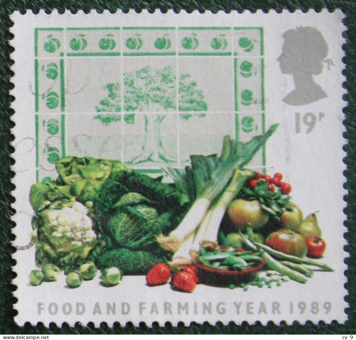 FOOD FARMING YEAR Meat Bread Cheese Mi 1194 1197 1989 Used Gebruikt Oblitere ENGLAND GRANDE-BRETAGNE GB GREAT BRITAIN - Used Stamps