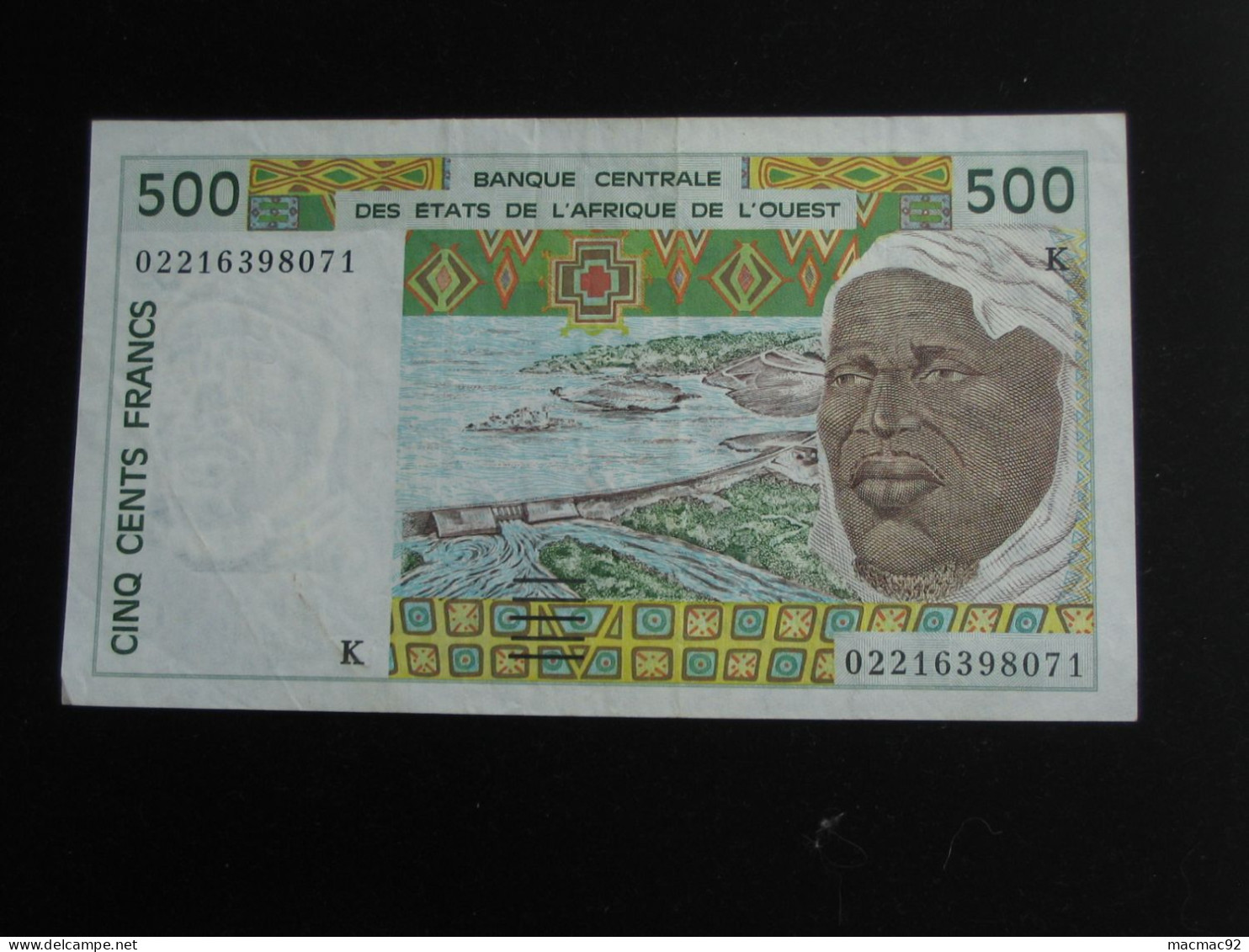 Cinq Mille 500 Francs 2002 K - SENEGAL - Banque Centrale Des états De L'Afrique De L'ouest  **** EN ACHAT IMMEDIAT **** - Sénégal