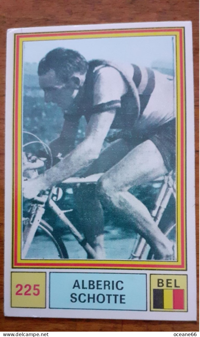 Chromo Panini Alberic Schotte 225 Sprint 71 - Cyclisme