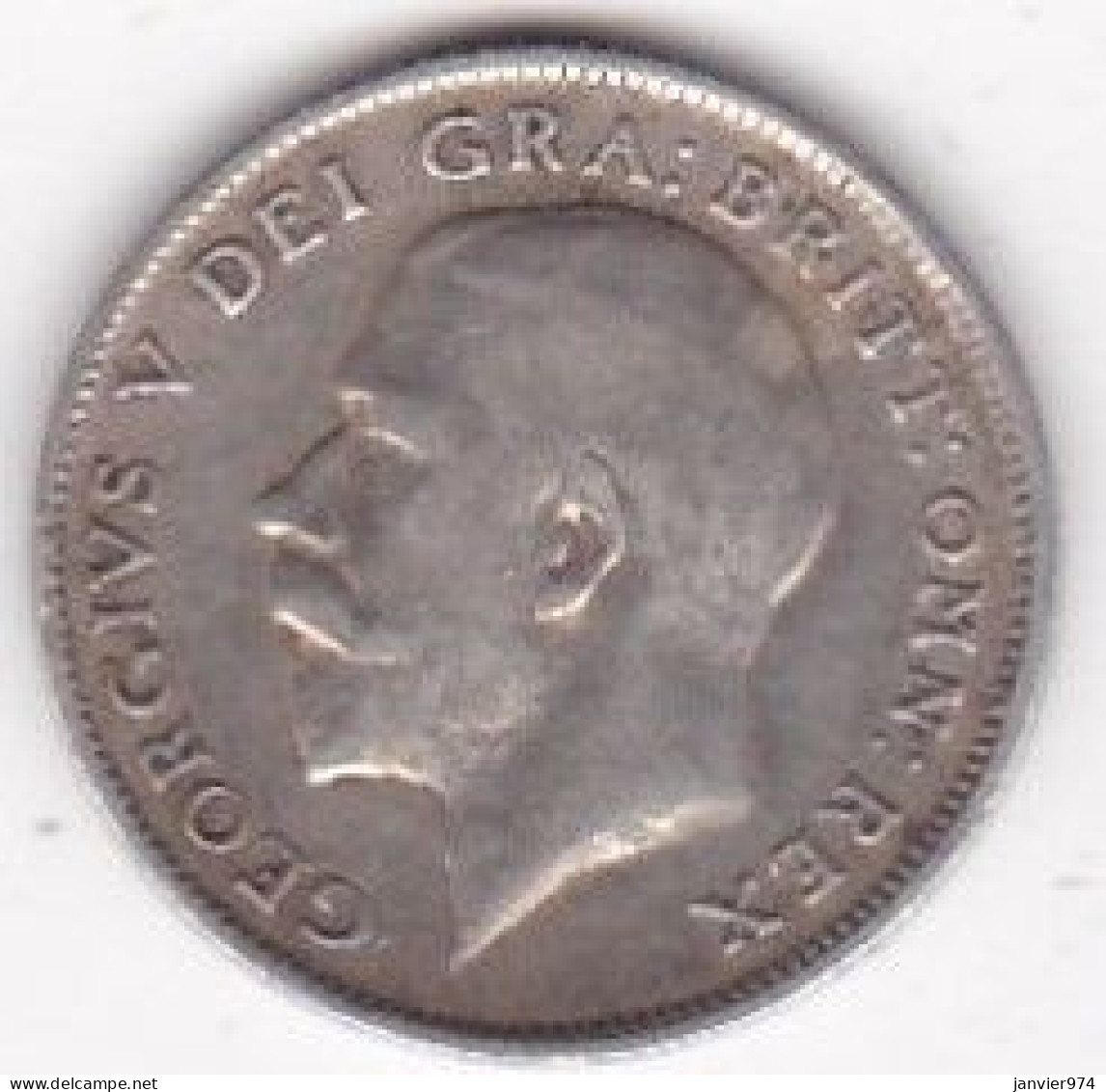 Grande Bretagne. 6 Pence 1916. George V,  En Argent, KM# 815a, Superbe - H. 6 Pence