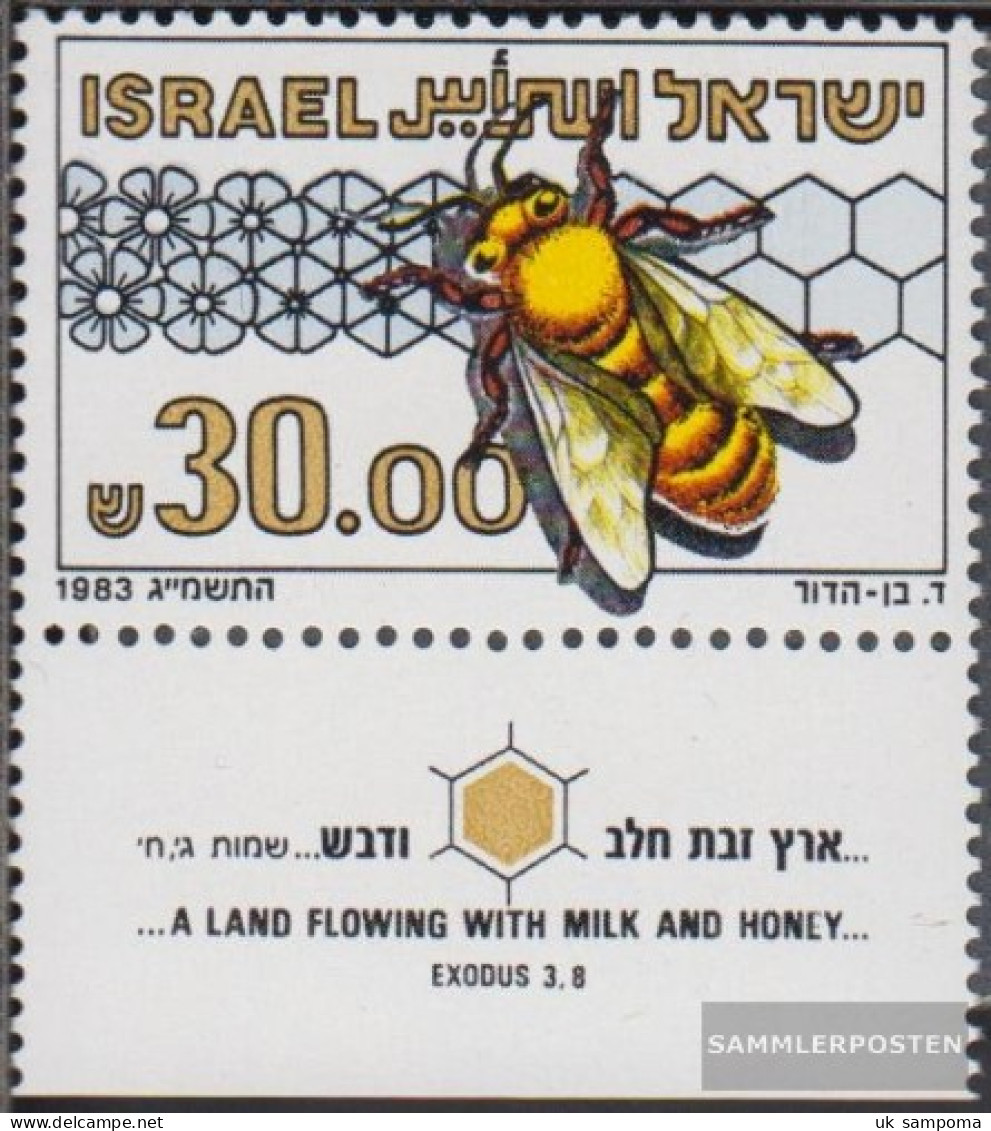 Israel 920 With Tab (complete Issue) Unmounted Mint / Never Hinged 1983 Beekeeping - Neufs (avec Tabs)