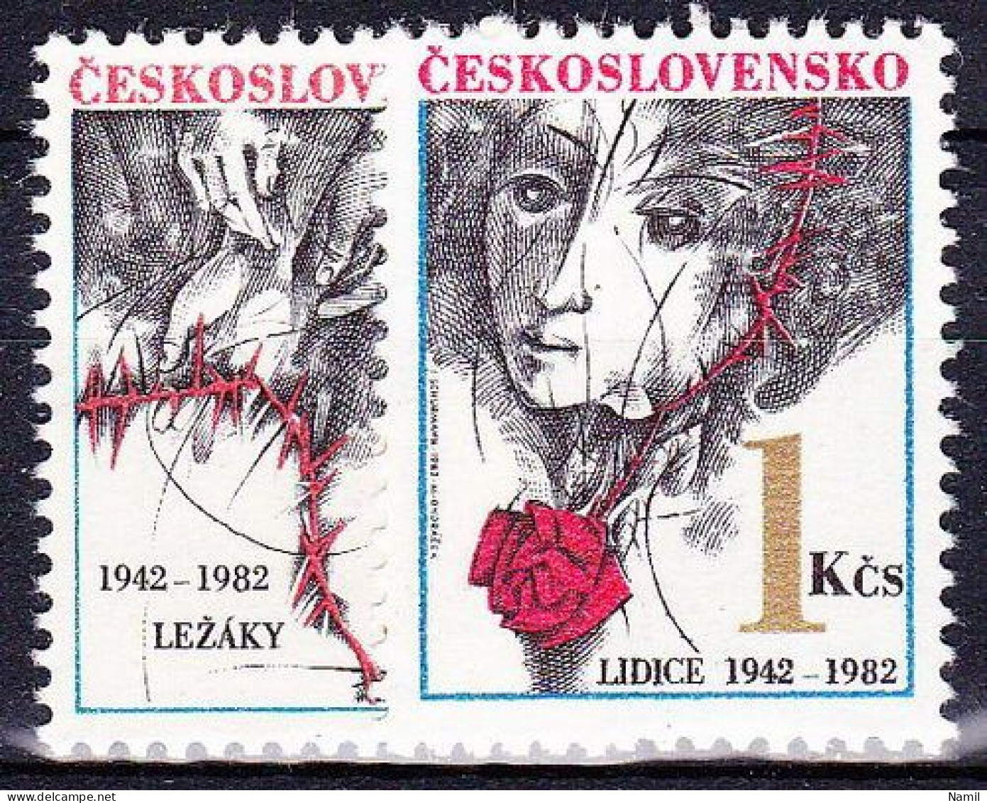 ** Tchécoslovaquie 1982 Mi 2667-8 (Yv 2487-8), (MNH)** - Nuevos