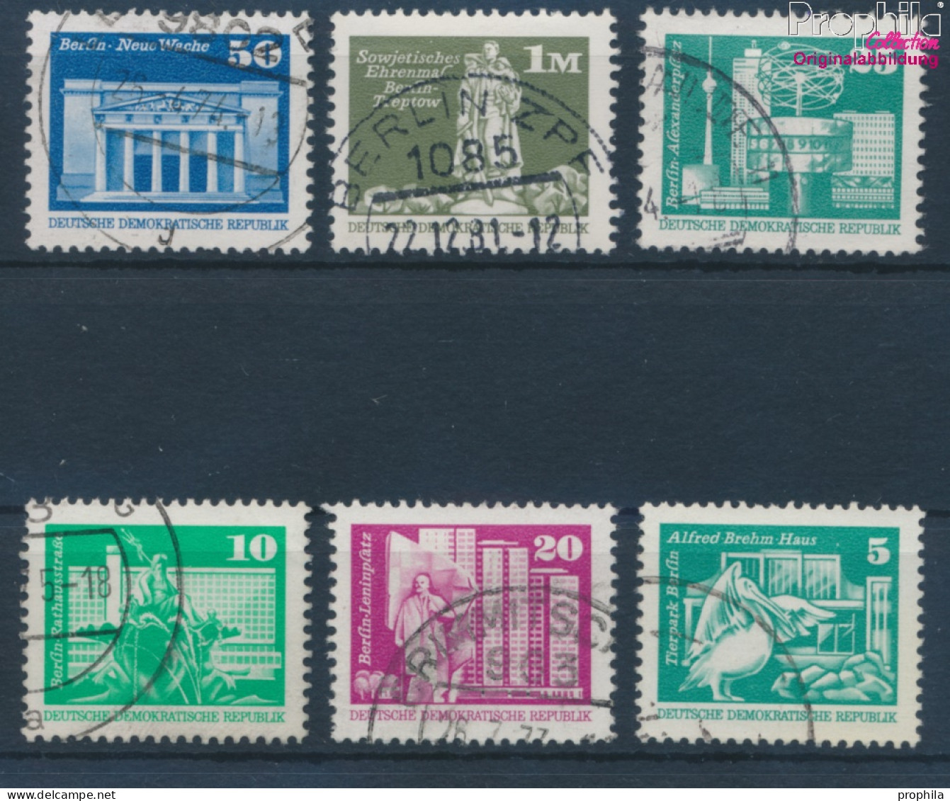 DDR 1868-1869,1947-1948, 1968,2022 (kompl.Ausg.) Glatter Druck Gestempelt 1973 Aufbau In Der DDR, Rastertiefdr (10356885 - Used Stamps