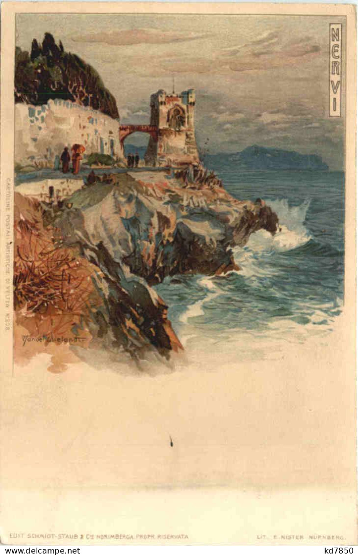 Nervi Künstler Ak Manuel Wielandt - Litho - Genova (Genoa)