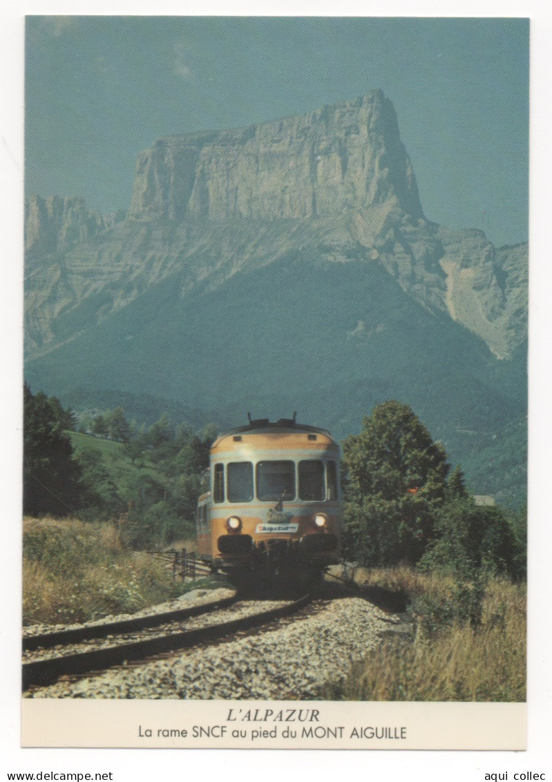 L'ALPAZUR  - TRAIN TOURISTIQUE DES CHEMINS DE FER DE PROVENCE (GENEVE - LYON - GRENOBLE -ET NICE ) - Trains