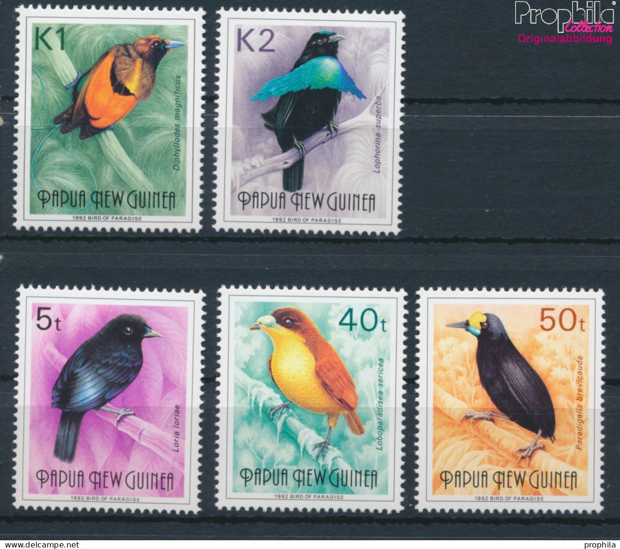 Papua-Neuguinea 663I-667I (kompl.Ausg.) Postfrisch 1992 Paradiesvögel (10347988 - Papua-Neuguinea