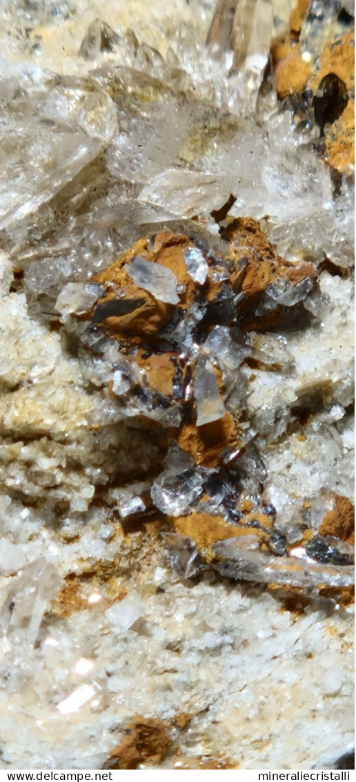 Rutilo Minerale^^ Rutilo Aghi  Di Quarzo Su Matrice Val Formazza 13,5 X 8 Cm Italia - Mineralen