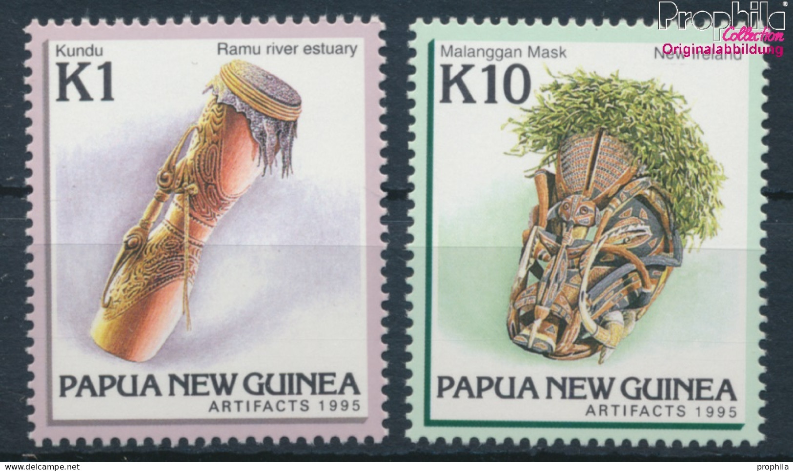 Papua-Neuguinea 744-745 (kompl.Ausg.) Postfrisch 1995 Kunst (10347994 - Papua-Neuguinea
