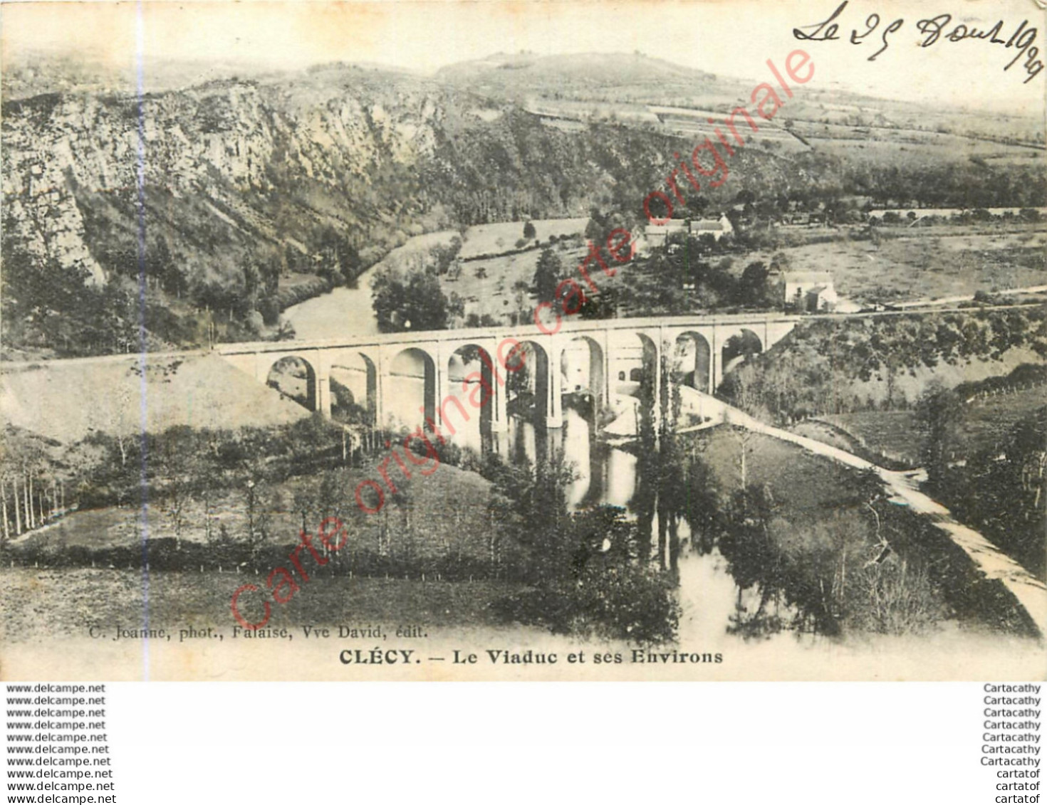 14.  CLECY . Le Viaduc Et Ses Environs . - Clécy