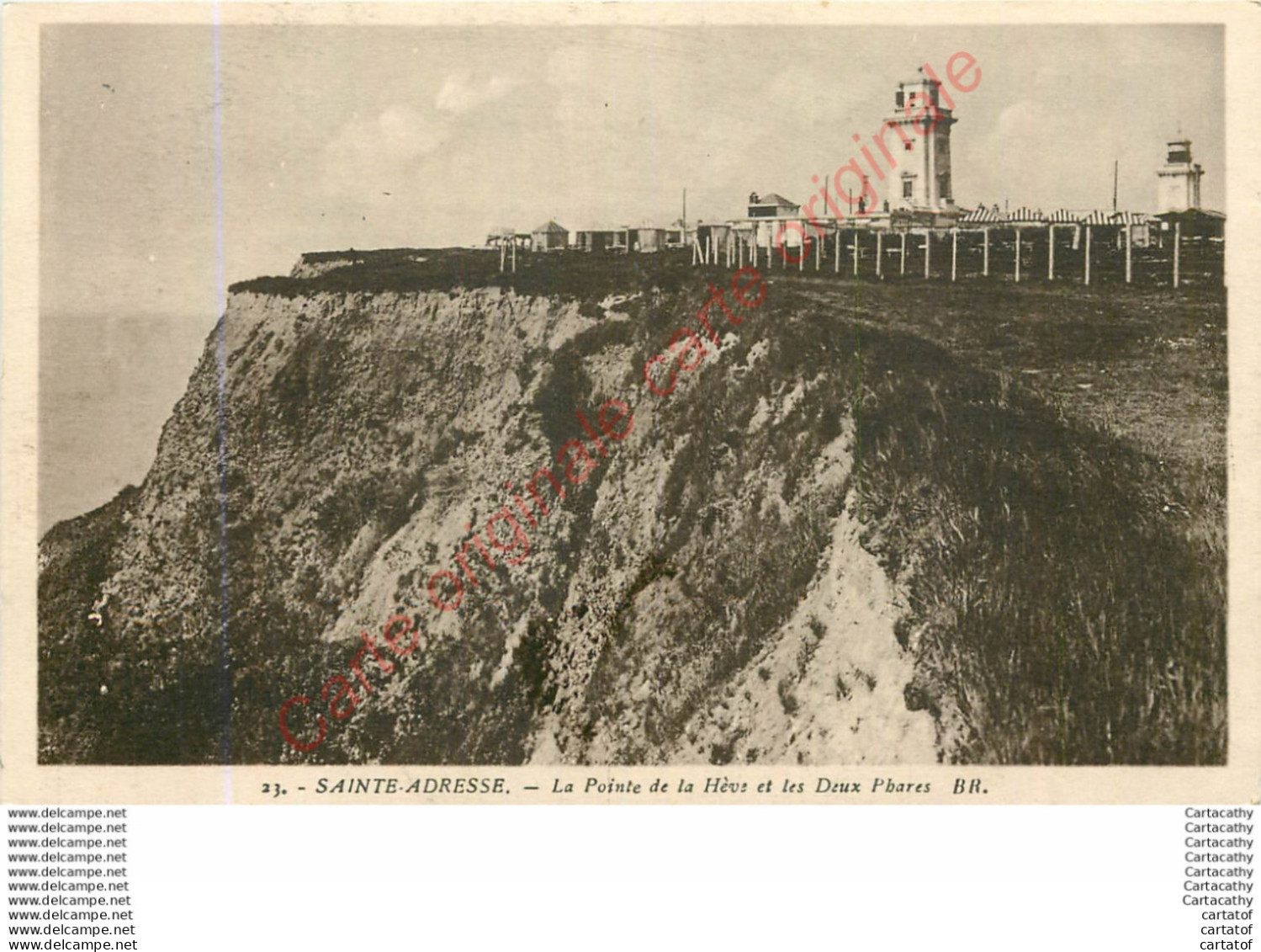 76.  SAINTE ADRESSE .  La Pointe De La Hève Et Les Deux Phares . - Sainte Adresse