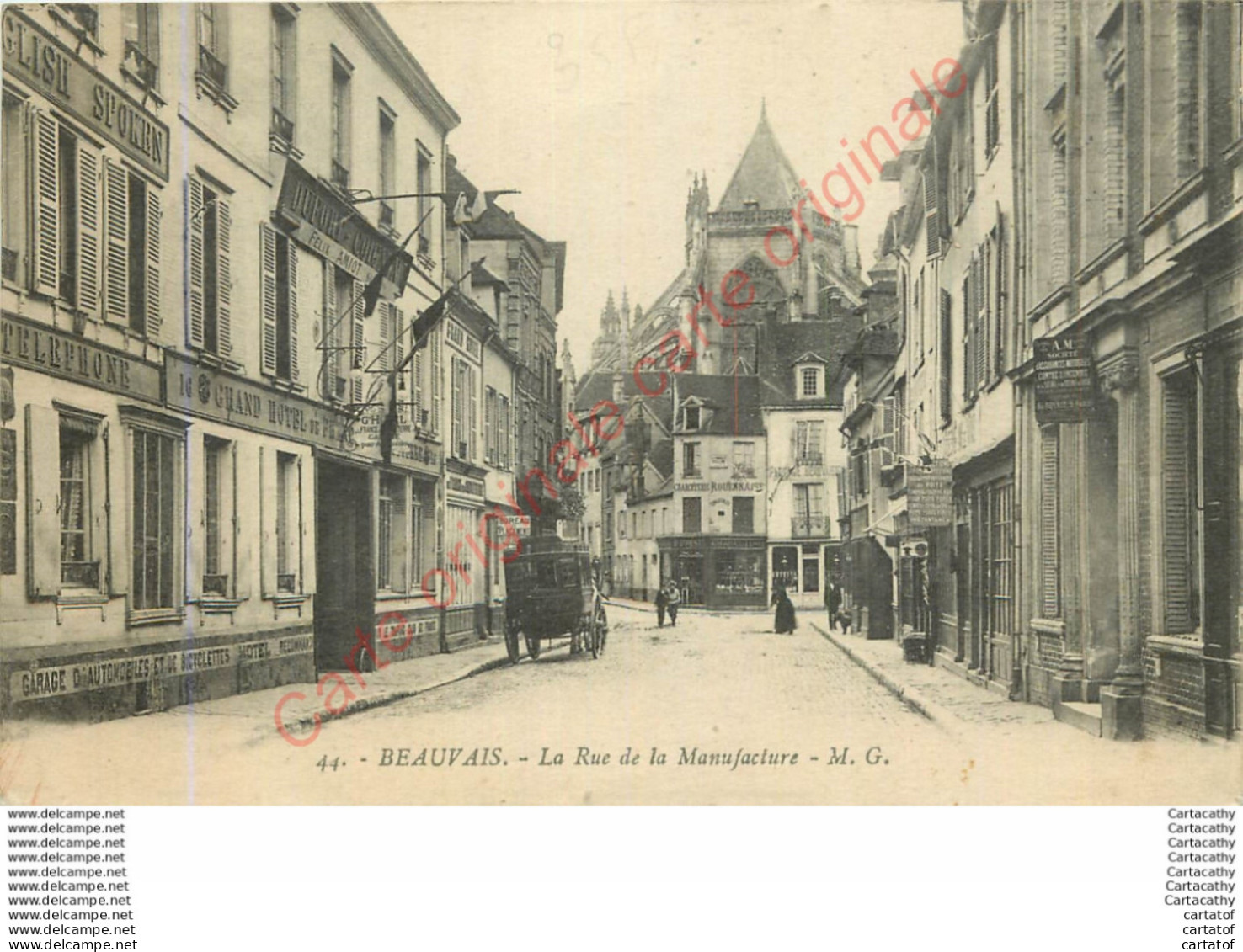 60.  BEAUVAIS .  La Rue De La Manufacture . - Beauvais