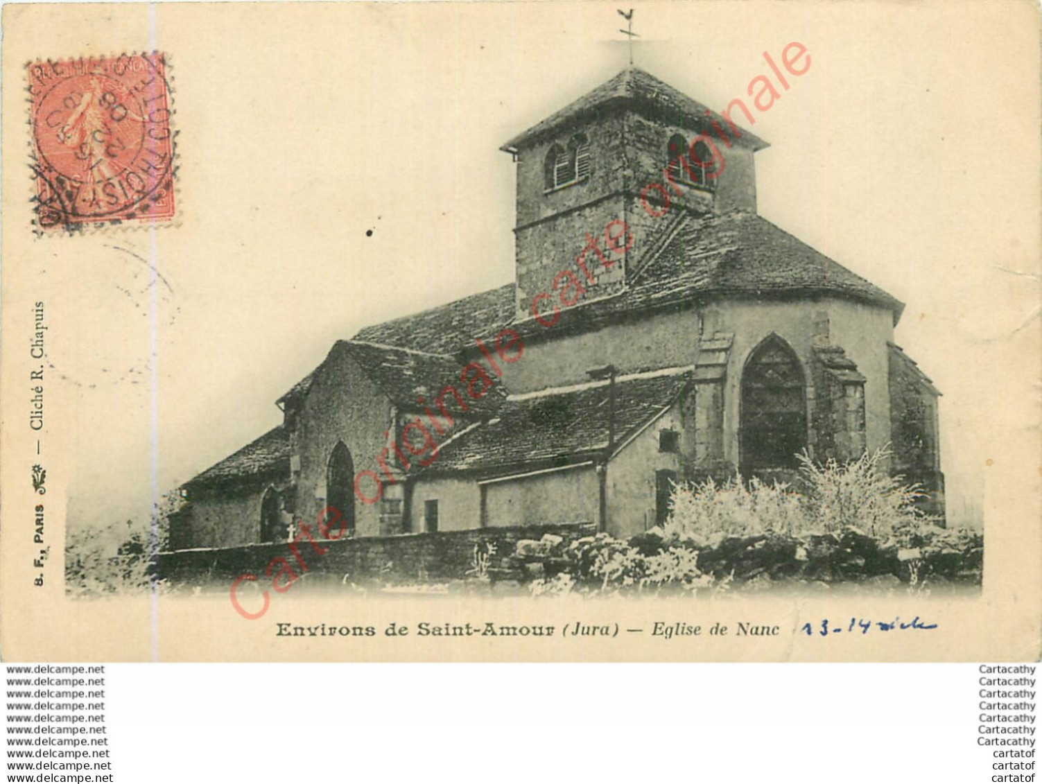 39.  SAINT AMOUR .  Eglise De NANC . - Sonstige & Ohne Zuordnung