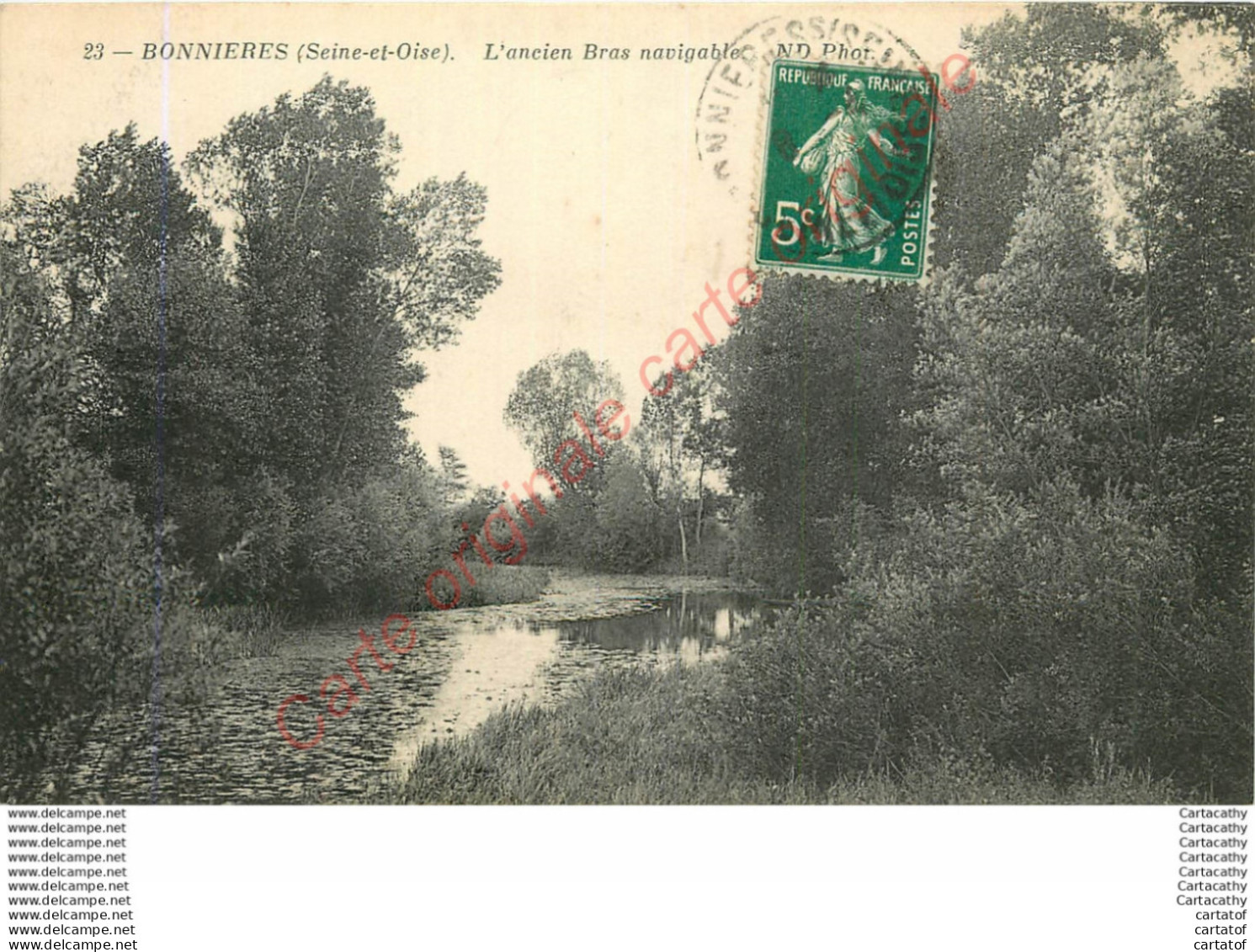 78.  BONNIERES . L'ancien Bras Navigable . - Bonnieres Sur Seine