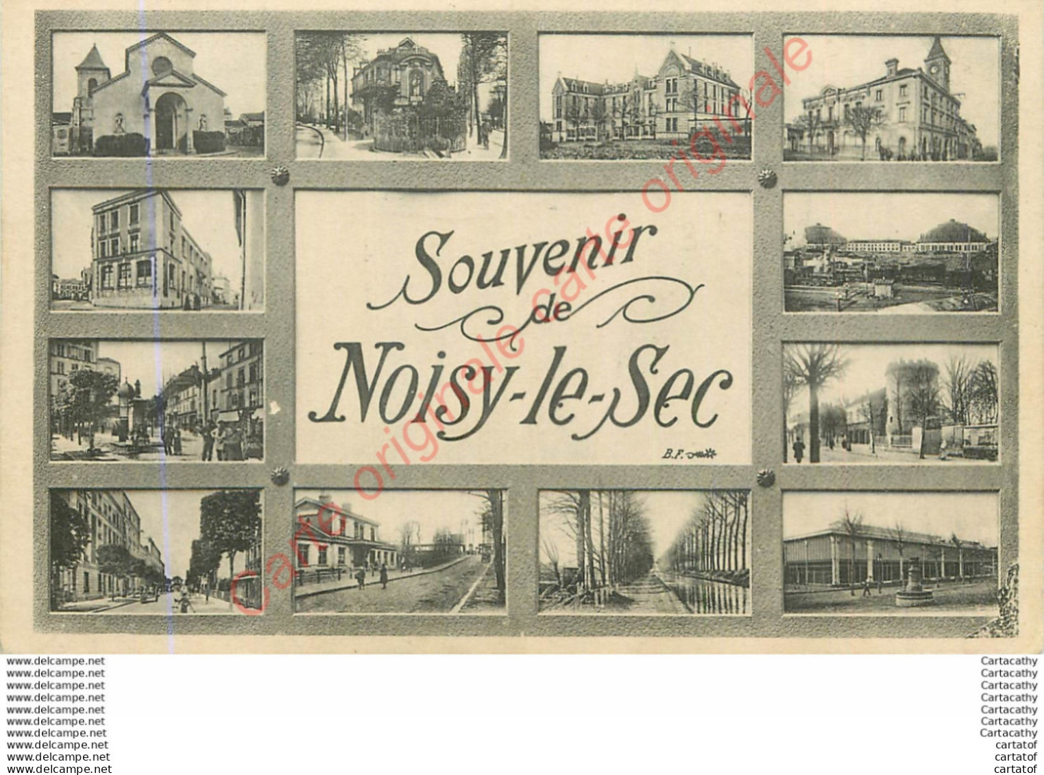 93.  SOUVENIR De NOISY Le SEC .  CPA Multivues . - Noisy Le Sec