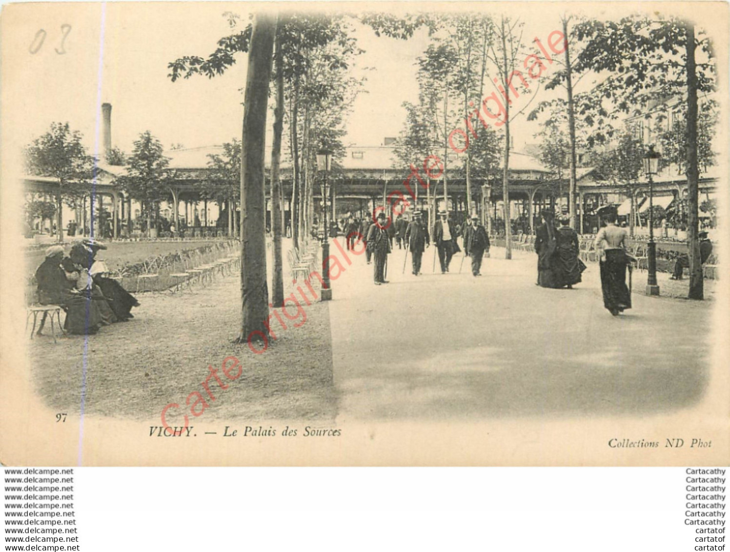 03.  VICHY .  Le Palais Des Sources . - Vichy