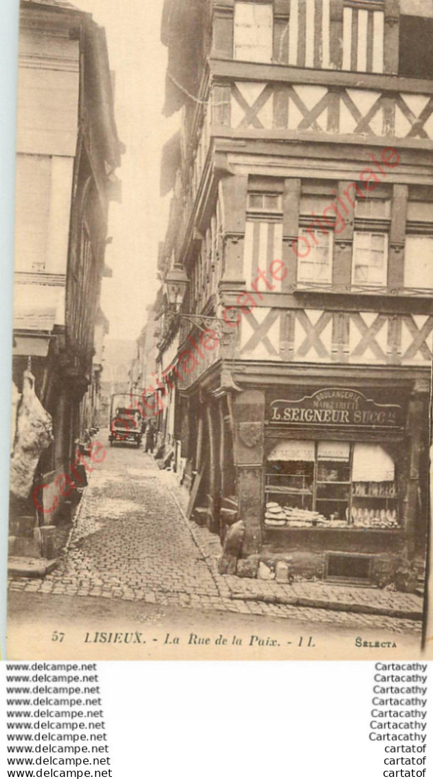 14.  LISIEUX .  La Rue De La Paix . - Lisieux