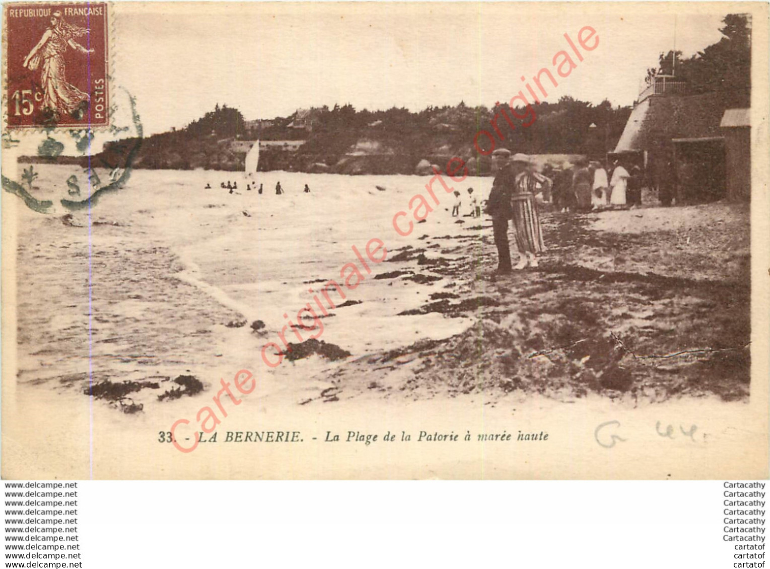 44.  LA BERNERIE . La Plage De La Patorie à Marée Basse . - La Bernerie-en-Retz