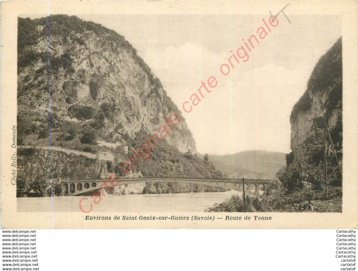 73.  SAINT GENIX SUR GUIERS . Route De YENNE . - Altri & Non Classificati