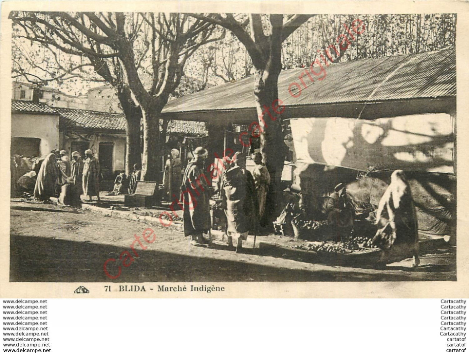 BLIDA .  Marché Indigène . - Blida