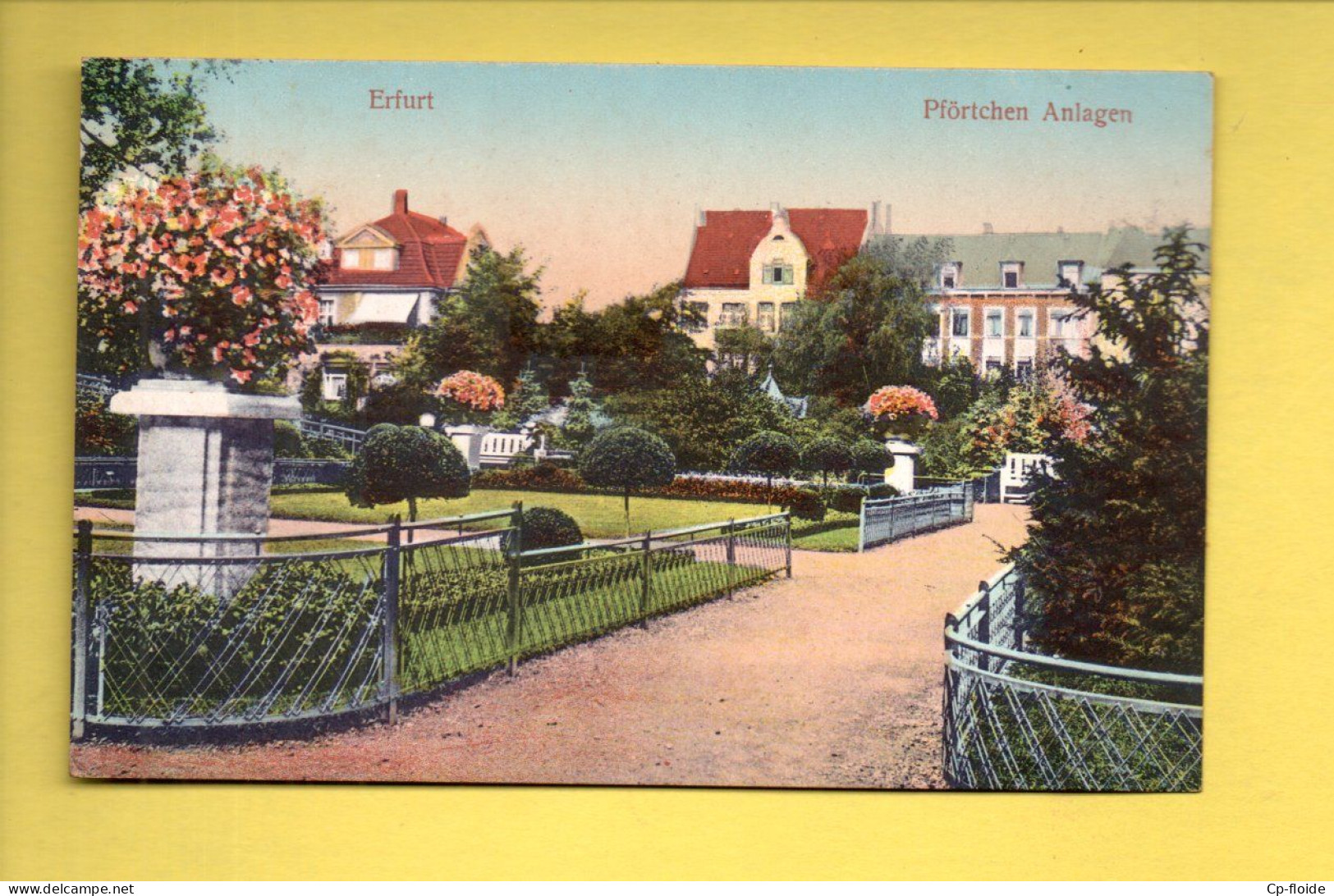 ALLEMAGNE . DEUTSCHLAND . ERFURT . PFÖRTCHEN ANLAGEN - Réf. N°38702 - - Erfurt