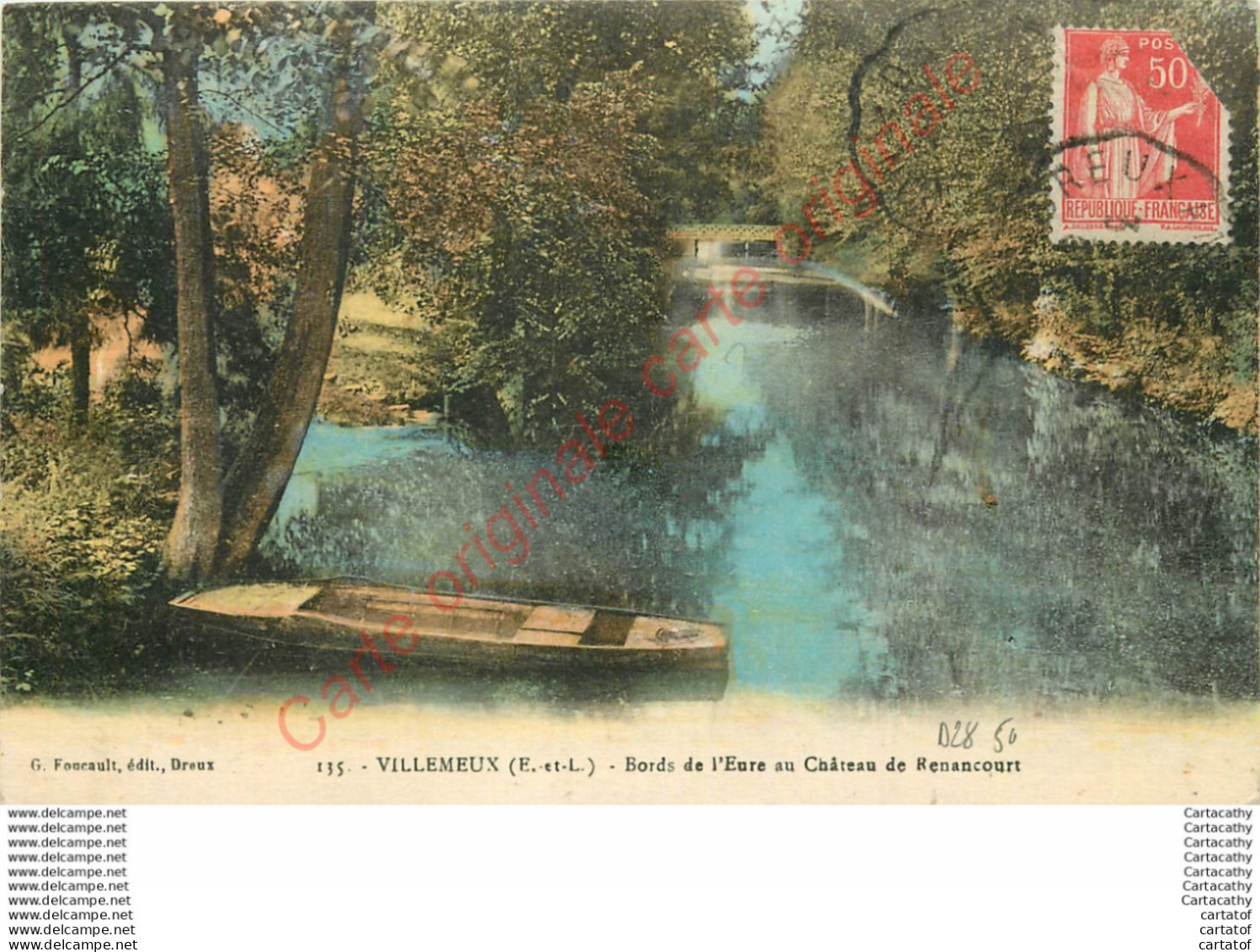 28.  VILLEMEUX .  Bords De L'Eure Au Château De Renancourt . - Villemeux-sur-Eure