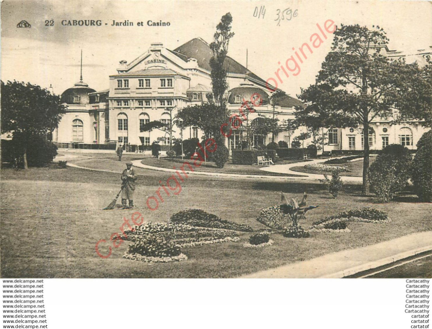 14.  CABOURG .  Jardin Et Casino . - Cabourg