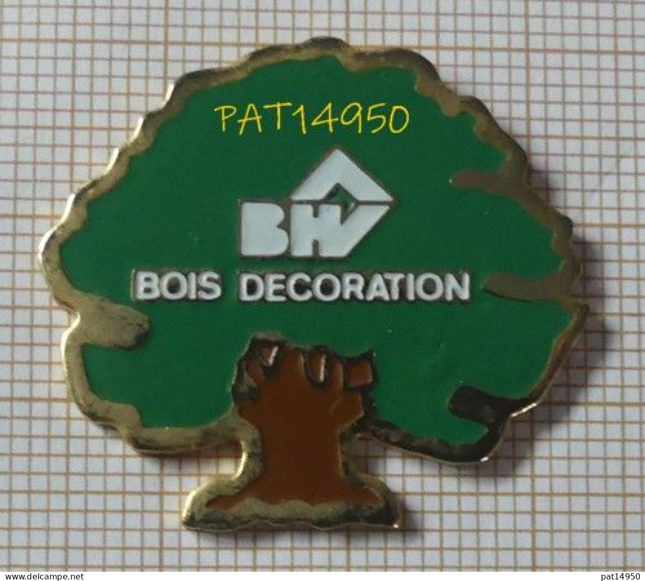 PAT14950 MAGASIN BHV BOIS DECORATION  ARBRE - Marche