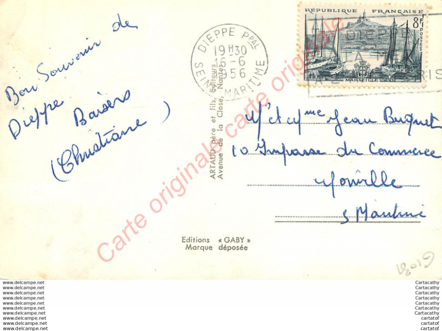 76.  DIEPPE .  CP Multivues . - Dieppe