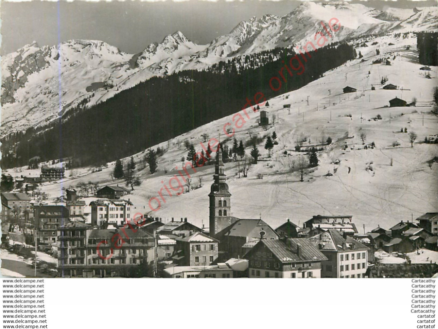 74.  LA CLUSAZ .  Vue Générale . - La Clusaz