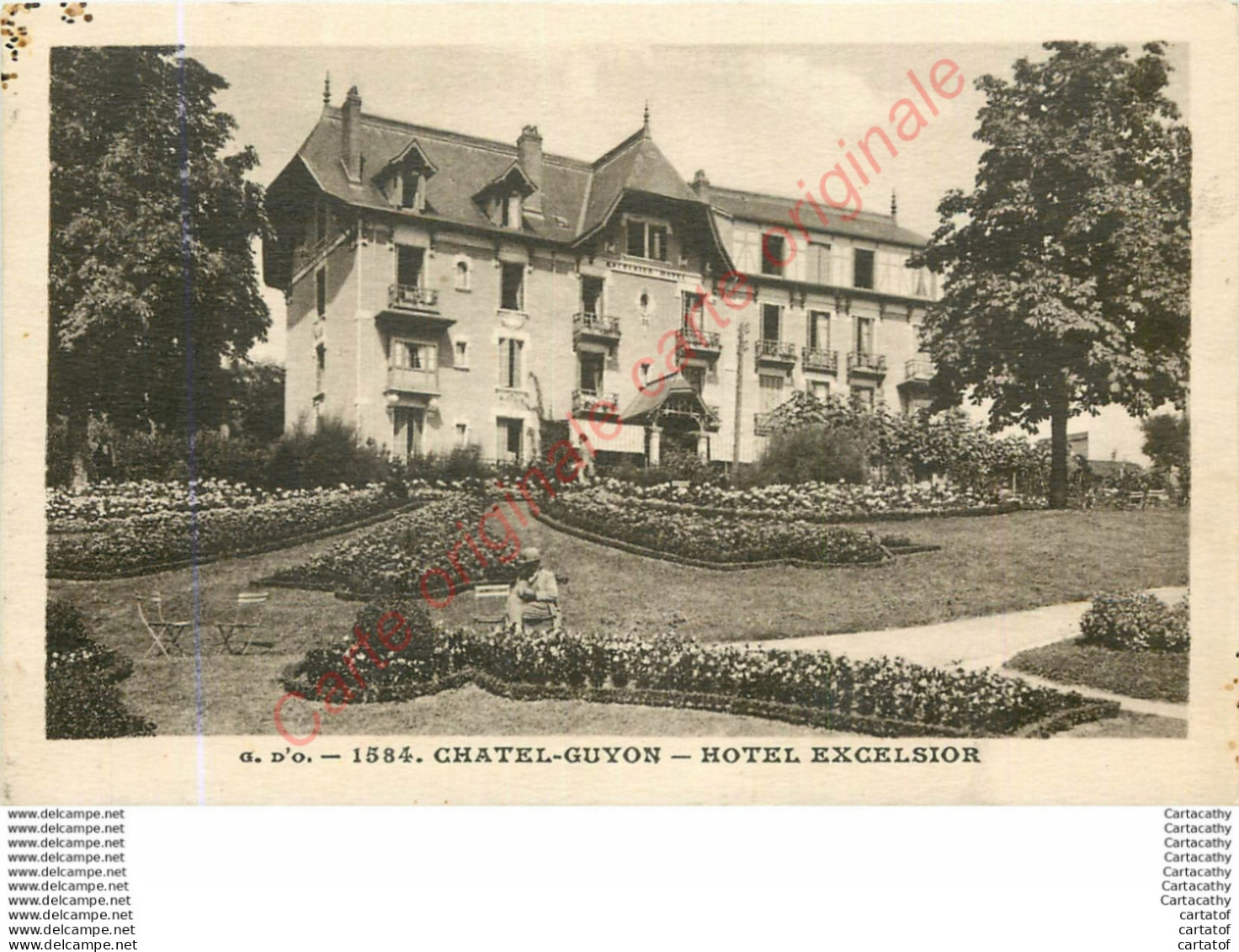 63.  CHATEL GUYON .  Hôtel Excelsior ; - Châtel-Guyon
