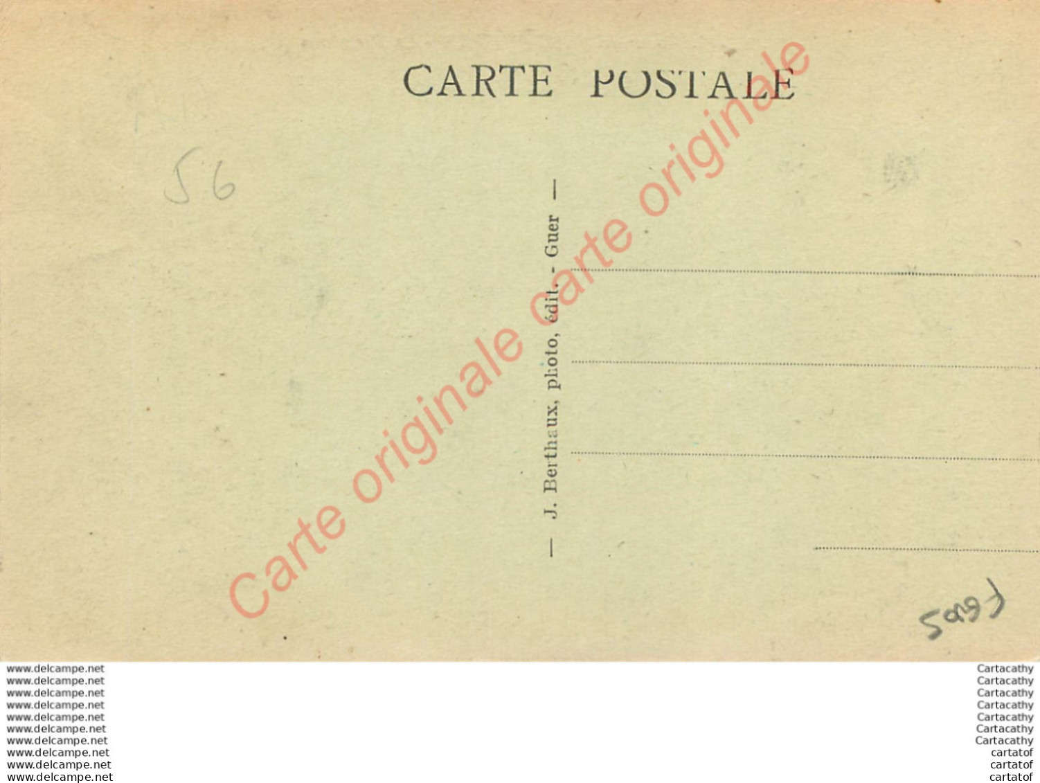 56.  Camp De COETQUIDAN . Le Terminus . - Otros & Sin Clasificación