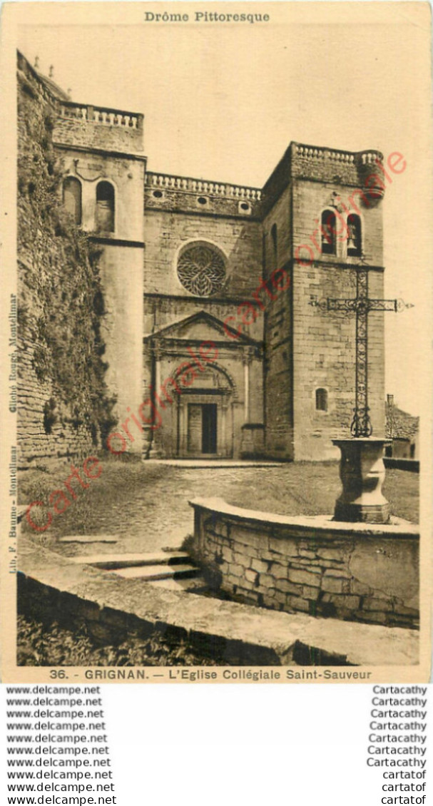 26.  GRIGNAN. Eglise Collégiale St-Sauveur . - Grignan